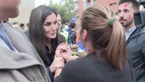La Reina Letizia sufre la tensión en Paiporta
