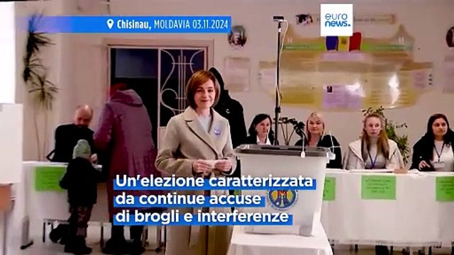 Elezioni in Moldova, la presidente Sandu in testa. In corso lo spoglio dei voti