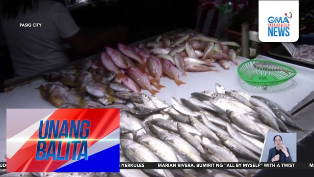 Presyo ng ilang isda, mataas pa rin kasunod ng mga bagyo | Unang Balita