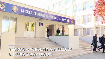 Néhány tized százalékon múlhat a moldáv elnöki szék sorsa