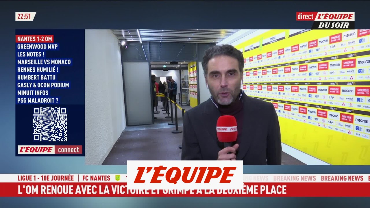 L'OM renoue avec la victoire et grimpe à la 2e place - Foot - L1 - Nantes-OM