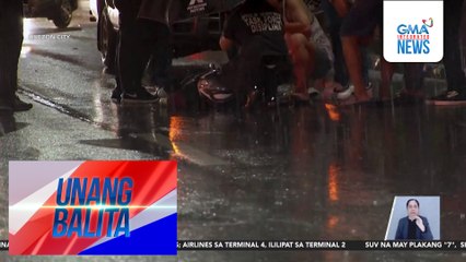 Motorsiklo, sumalpok sa jeep; rider, sugatan | Unang Balita