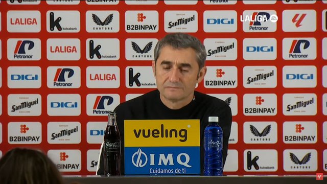 Valverde, rueda de prensa tras el Athletic vs. Betis