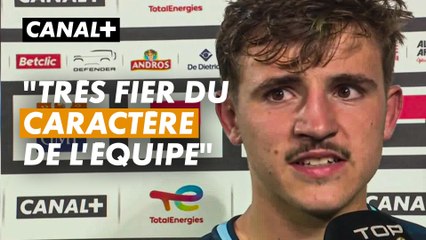 Xan Mousques tout heureux après la victoire de Bayonne face à Toulouse