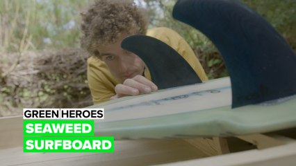 Green Heroes: A seaweed surfboard