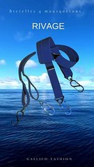 Blue Aesthetic Ocean Landscape "Rivage"