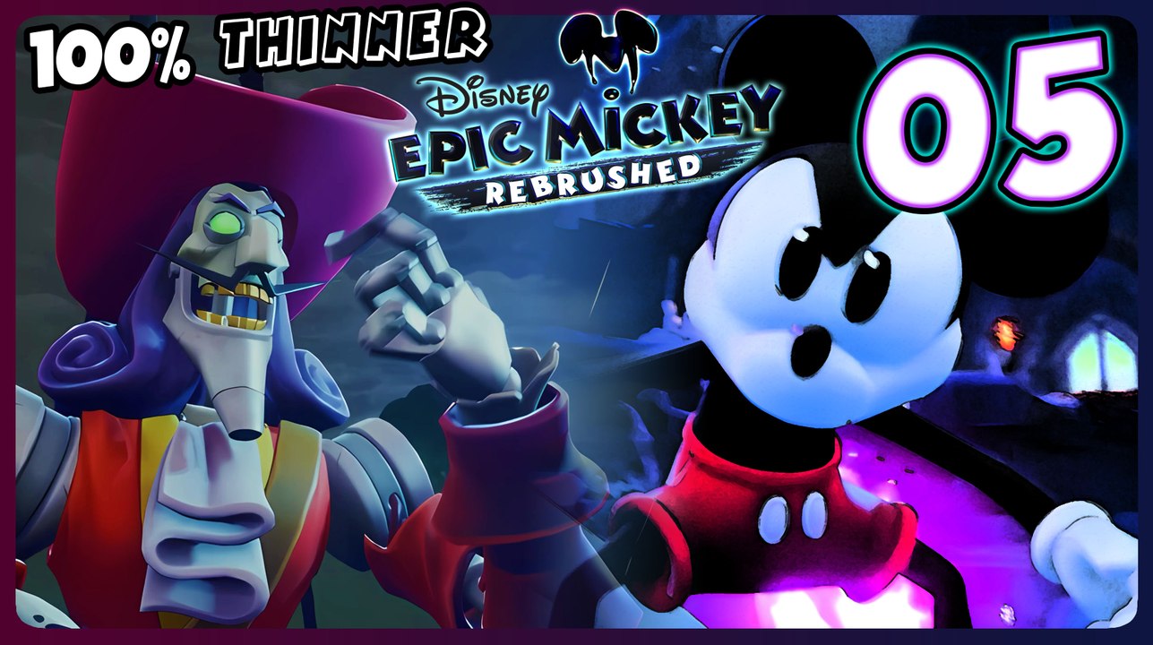 Epic Mickey Rebrushed Walkthrough Part 5 (PS5) 100% Thinner Path 🟢