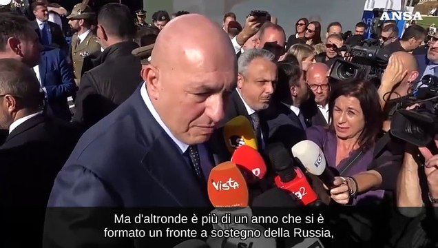 Ucraina, Crosetto: Invio truppe Corea Nord aggrava la crisi