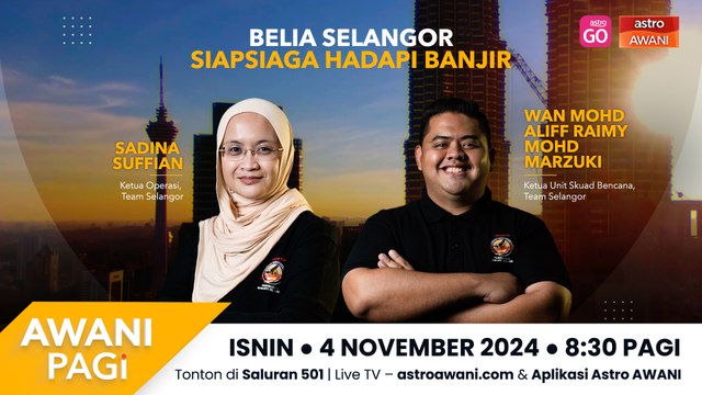 AWANI Pagi: Belia Selangor siapsiaga hadapi banjir