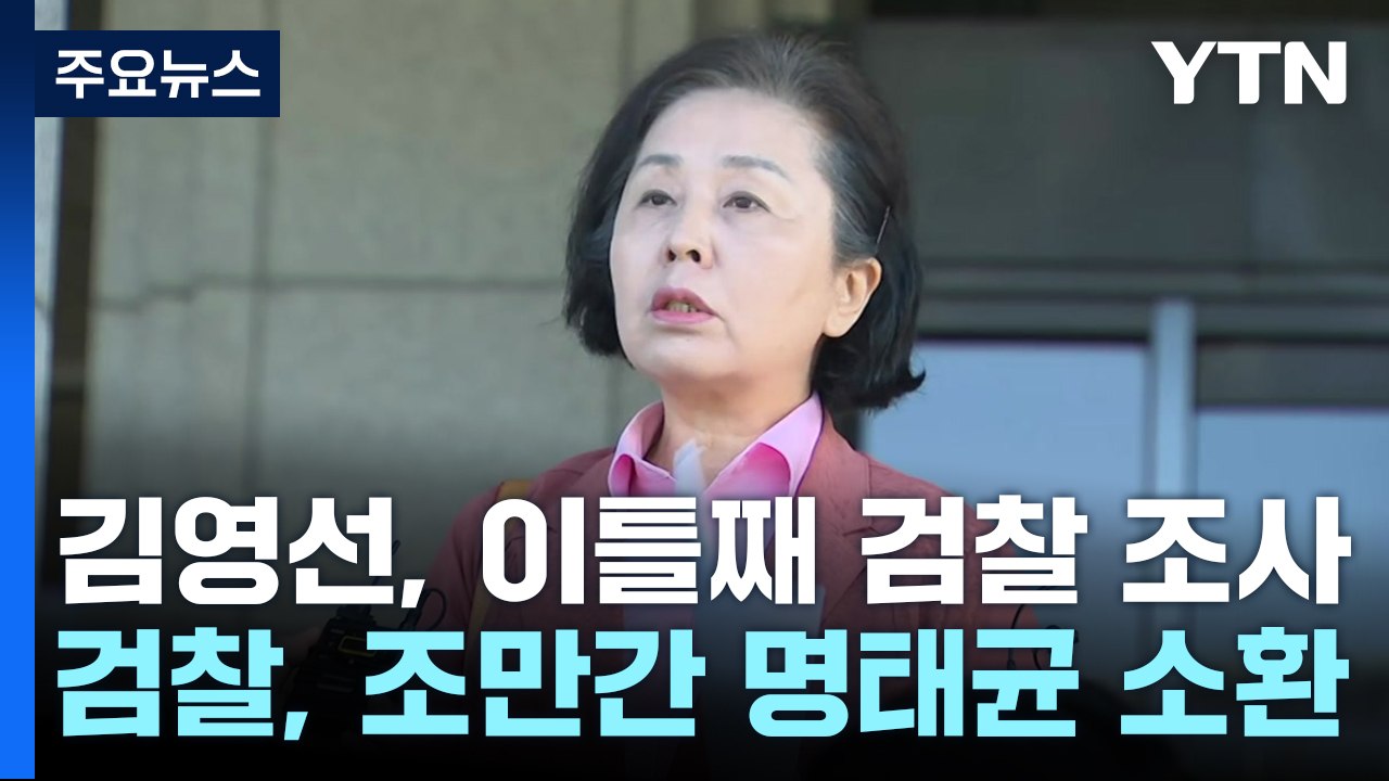김영선 전 의원 연이틀 검찰 조사 / YTN