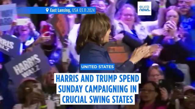 Harris vows to 'turn the page' on divisive politics, Trump confident of election win