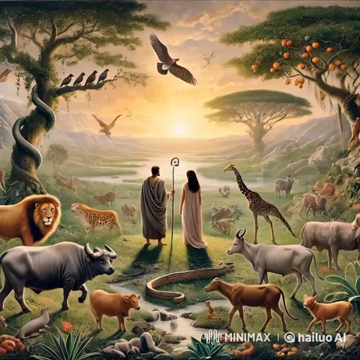 Day 6: God Creates Animals and Humanity  | Genesis  On Day 6, God created all land animals and then mankind in His image. Join us for this powerful moment in Genesis. ✨