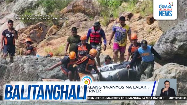 Bangkay ng nawawalang 14-anyos na lalaki, natagpuan sa Chico River | Balitanghali