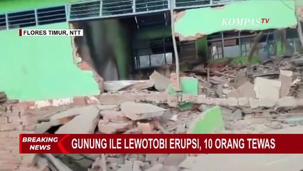 Erupsi Gunung Ile Lewotobi Laki-Laki Masuk Status Awas! BNPB Tegaskan Jauhi Radius 7 KM