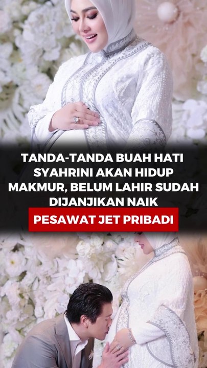 Tanda-tanda buah hati Syahrini akan hidup makmur, belum lahir sudah dijanjikan naik Pesawat Jet Pribadi