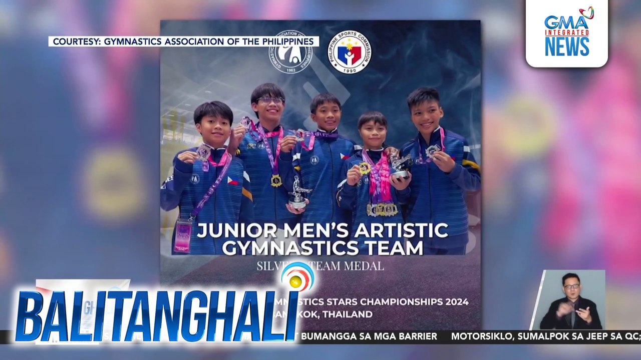 Pinoy Gymnasts, panalo ng 34 na medalya sa JRC Artistic Gymnastics Stars Championships 2024 sa Bangkok, Thailand | Balitanghali