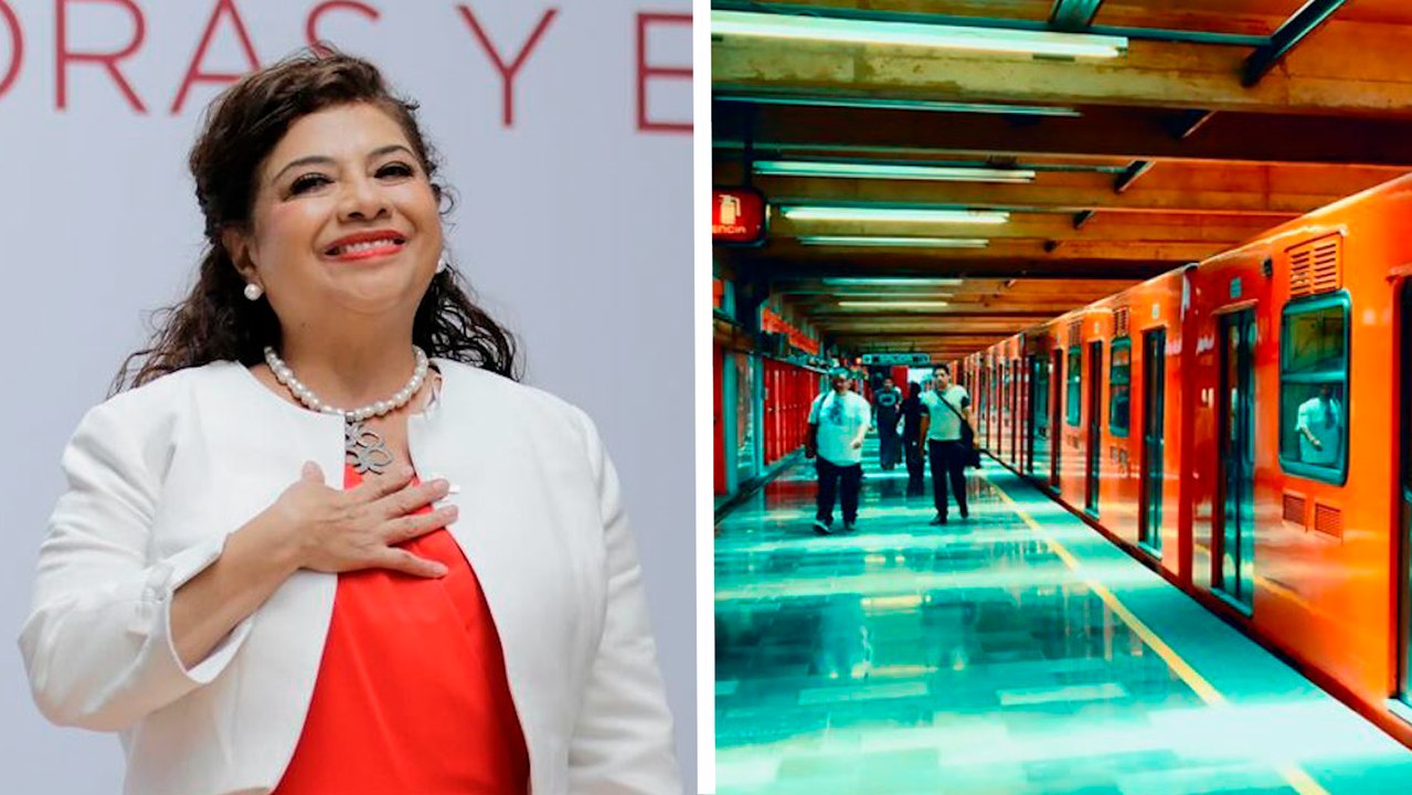 Clara Brugada avisa renovación en todos el Sistema de Transporte Colectivo Metro en CDMX