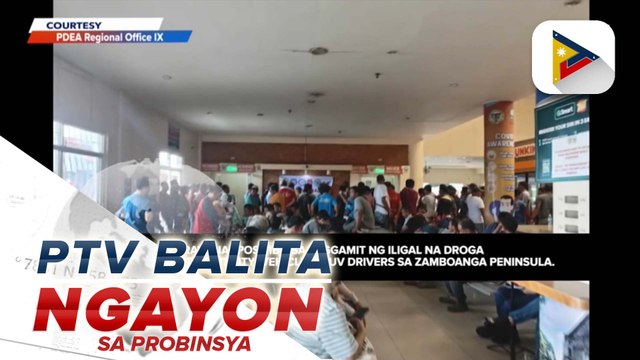 20 PUV drivers sa Zamboanga Peninsula, nagpositibo sa surprise drug test ng Oplan Harabas