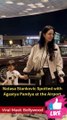 Natasa Stankovic Spotted with Agastya Pandya at the Airport
