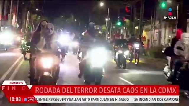 Rodada del Terror 2024: Motociclistas tomaron las calles de la CDMX