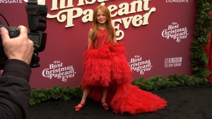 Kynlee Heiman attends "The Best Christmas Pageant Ever" world premiere red carpet event
