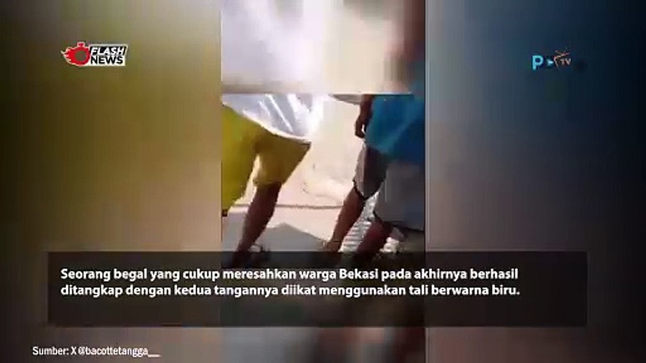 Begal yang Bikin Resah Warga Bekasi Berhasil Dibekuk di Siang Har