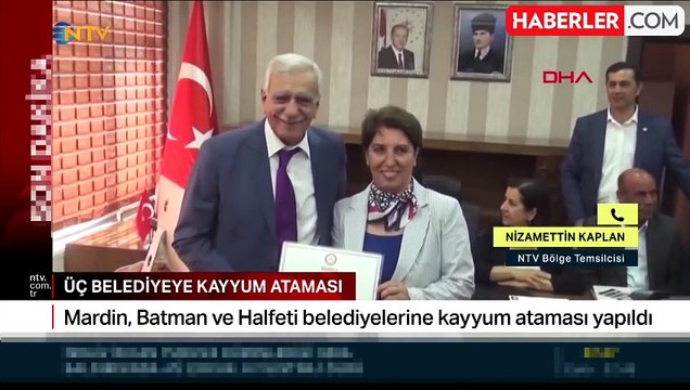 Batman, Mardin ve Halfeti belediyelerine kayyum atandı