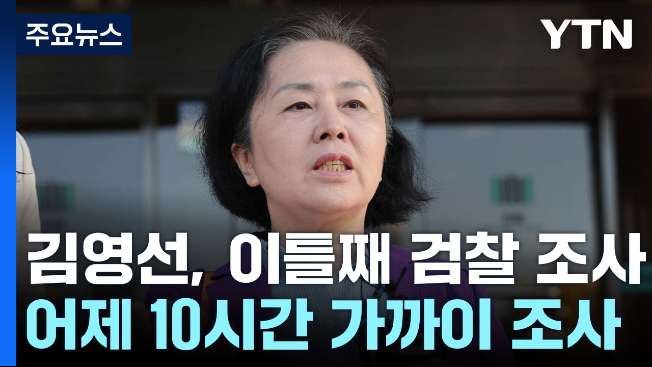 김영선 전 의원 연이틀 검찰 조사 / YTN