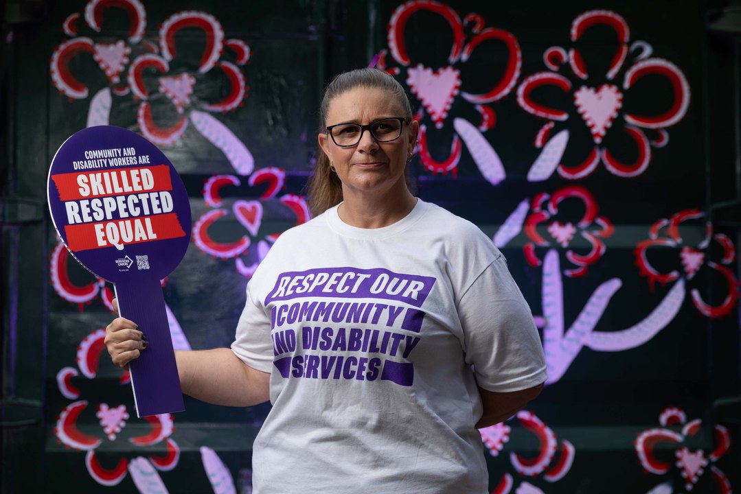 Frontline workers kick of week of action with a rally in Newcastle. 4th November 2024 | Newcastle Herald