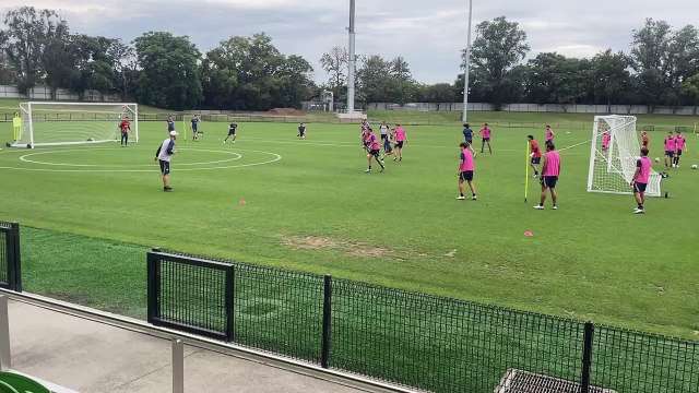 Jets - training, finishing drill, Newcastle Herald, November 4, 2024