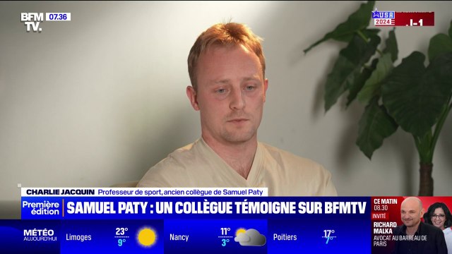 J'ai besoin de savoir : un ancien collègue de Samuel Paty témoigne sur BFMTV