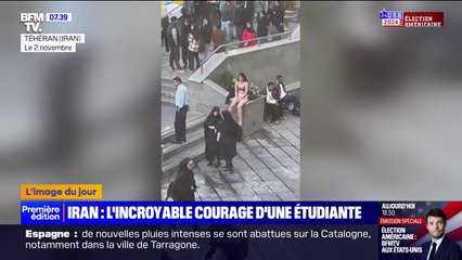 Iran: l'incroyable courage d'une étudiante protestant en sous-vêtements à Téhéran