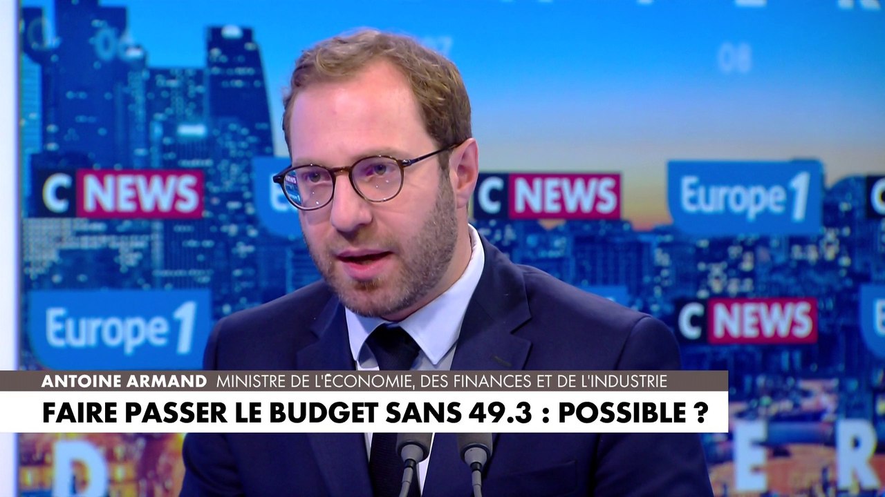 «Il est vital qu’un débat est lieu» pour faire passer le budget, selon Antoine Armand