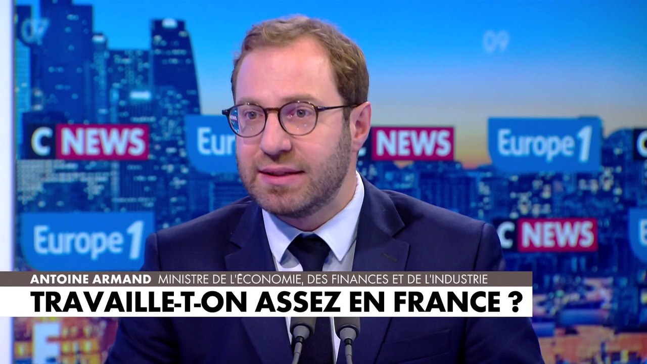 «La quantité d’heures travaillées ne suffit plus», selon Antoine Armand