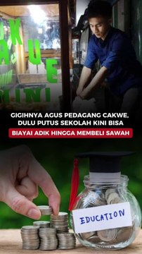 Gigihnya Agus Pedagang Cakwe, Dulu Putus Sekolah Kini Bisa Biayai Adik hingga Membeli Sawah
