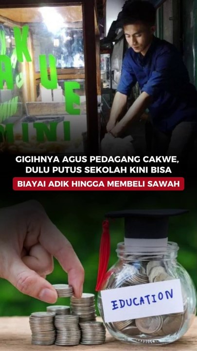 Gigihnya Agus Pedagang Cakwe, Dulu Putus Sekolah Kini Bisa Biayai Adik hingga Membeli Sawah