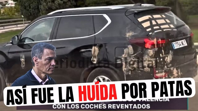 EXCLUSIVA: Así fue la HUIDA POR PATAS de Pedro Sánchez de VALENCIA