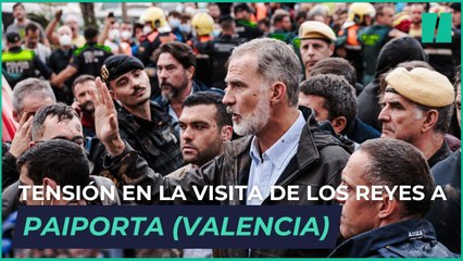 Tensión en la visita de los reyes a Paiporta (Valencia)