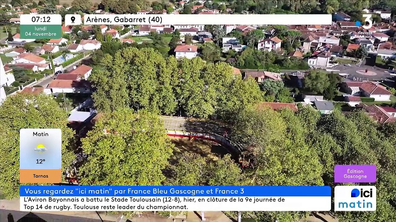 04/11/2024 - ICI Matin France Bleu Gascogne en vidéo