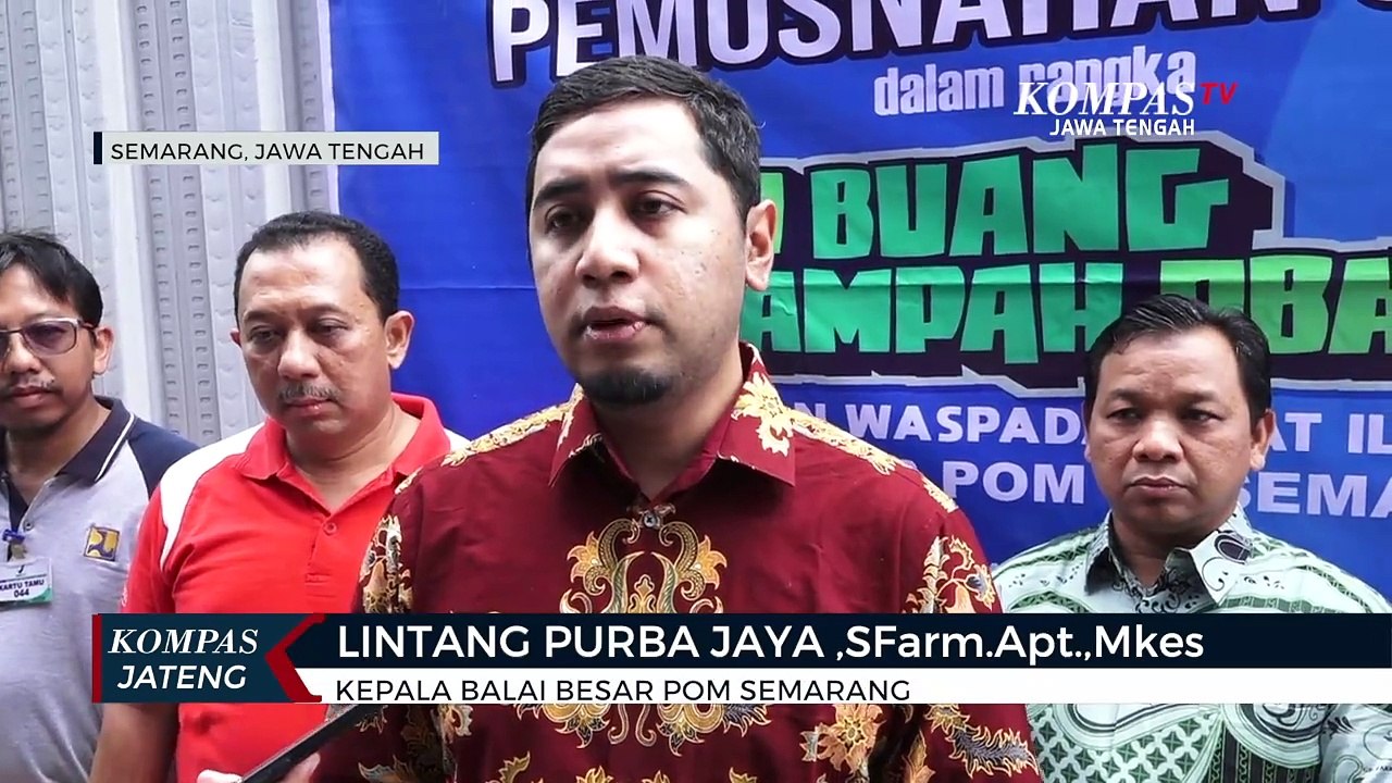 BBPOM Semarang Musnahkan 34.328  Obat Kedaluwarsa