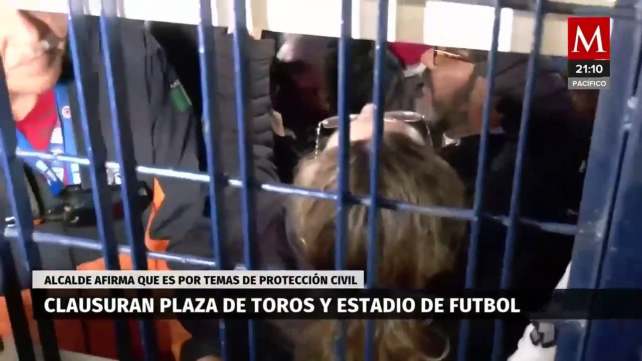 Suspenden actividades en la Plaza de Toros y el estadio Ciudad de los Deportes por Protección Civil
