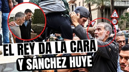 El REY pone el pecho en la brecha y da la cara, mientras SÁNCHEZ escurre el bulto y huye despavorido