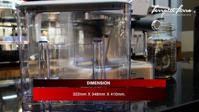 JUAL MESIN KOPI ESPRESSO DISERTAI DENGAN MESIN GRINDER BUILT IN - FERRATTI FERRO FCM 5700AC