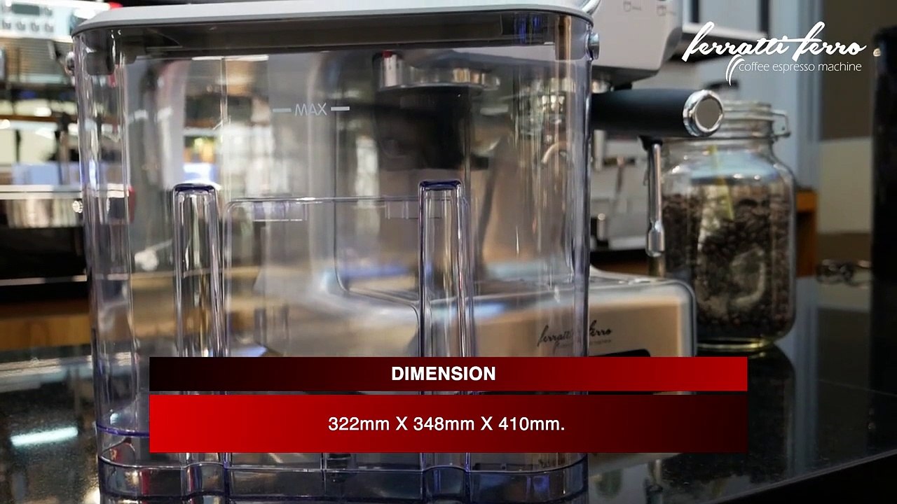 JUAL MESIN KOPI ESPRESSO DISERTAI DENGAN MESIN GRINDER BUILT IN - FERRATTI FERRO FCM 5700AC