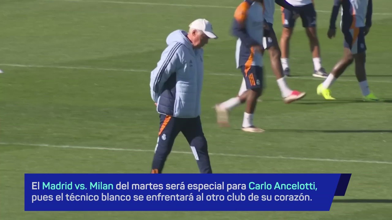 Ancelotti y el partido entre los dos equipos de su vida