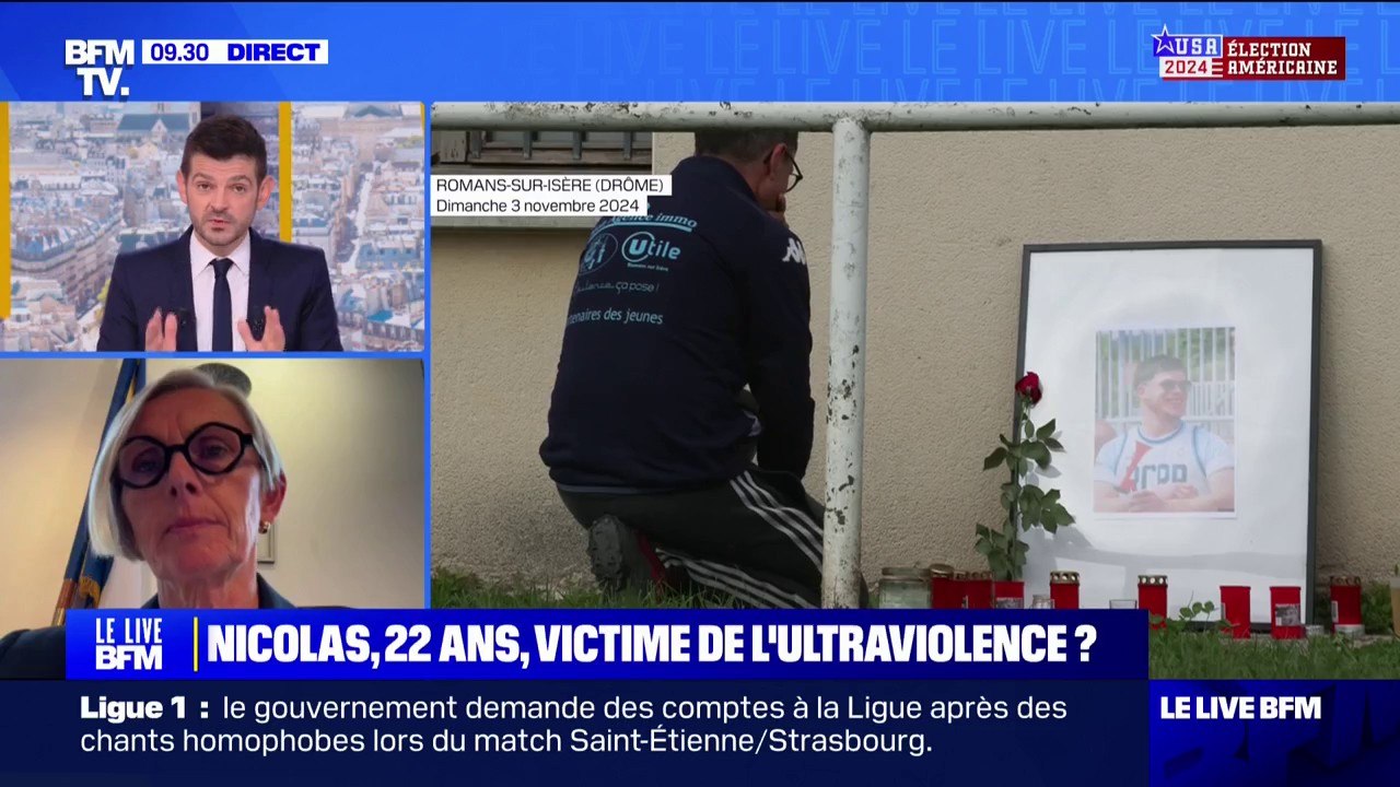 Mort de Nicolas: la maire de Romans-sur-Isère parle d'une "violence débridée"