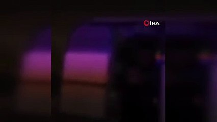 Karavana giren hırsızı suçüstü yakaladı, kayda aldı