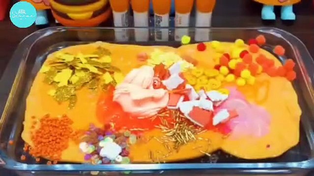 ASMR Slime Mixing | Makeup Slime | Glittery Slime | Satisfying Sounds | Relaxing Video | Stress Relief | Sleep Aid