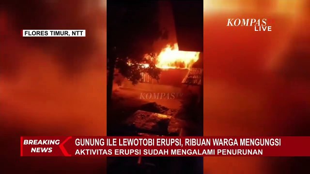 BREAKING NEWS! Erupsi Gunung Ile Lewotobi Laki-Laki di NTT, Warga Dilarang Beraktivitas Radius 7 Km