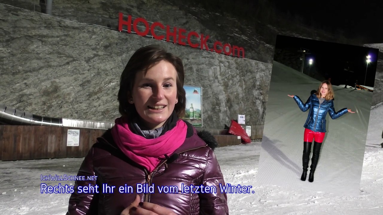 Ski-reportage mit lena: nachtskifahren am hocheck, 01/2020.